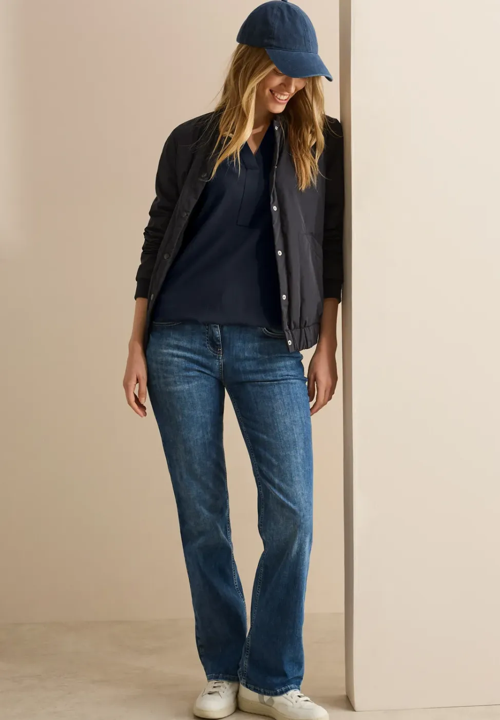 Blouse in effen kleur