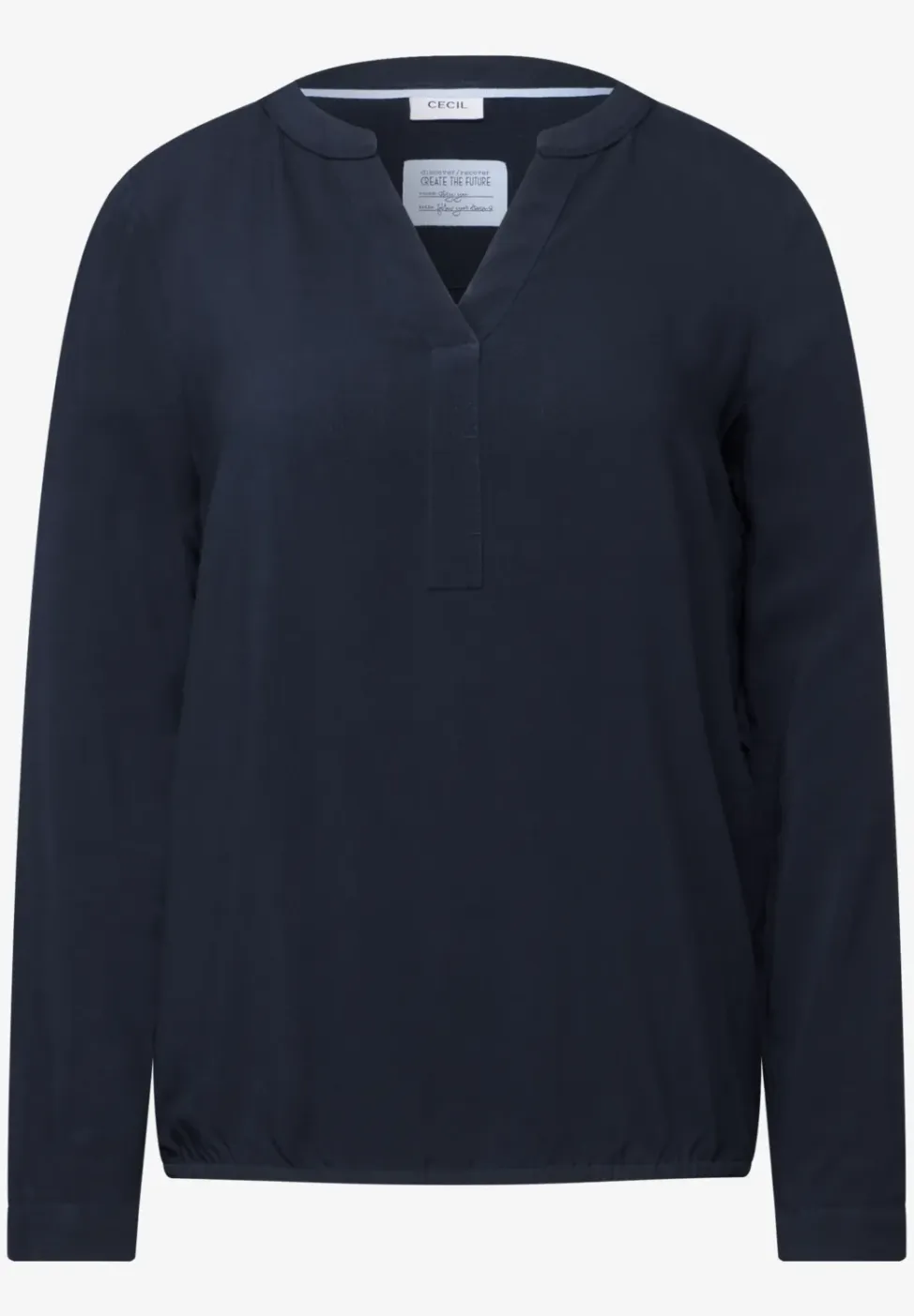 Blouse in effen kleur