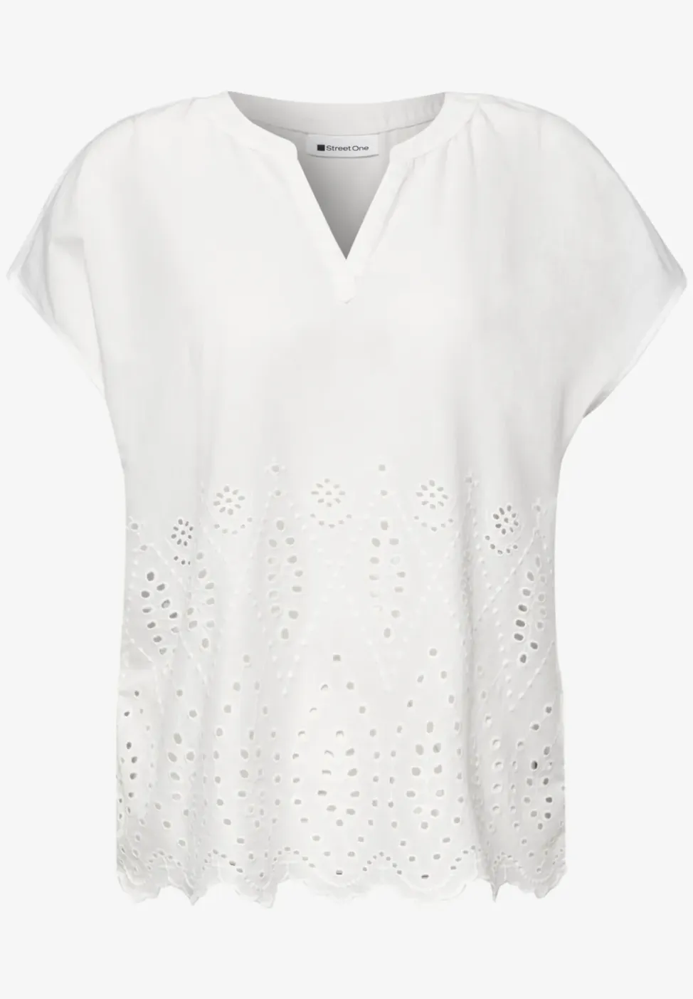 Blouse met Shiffley-patroon
