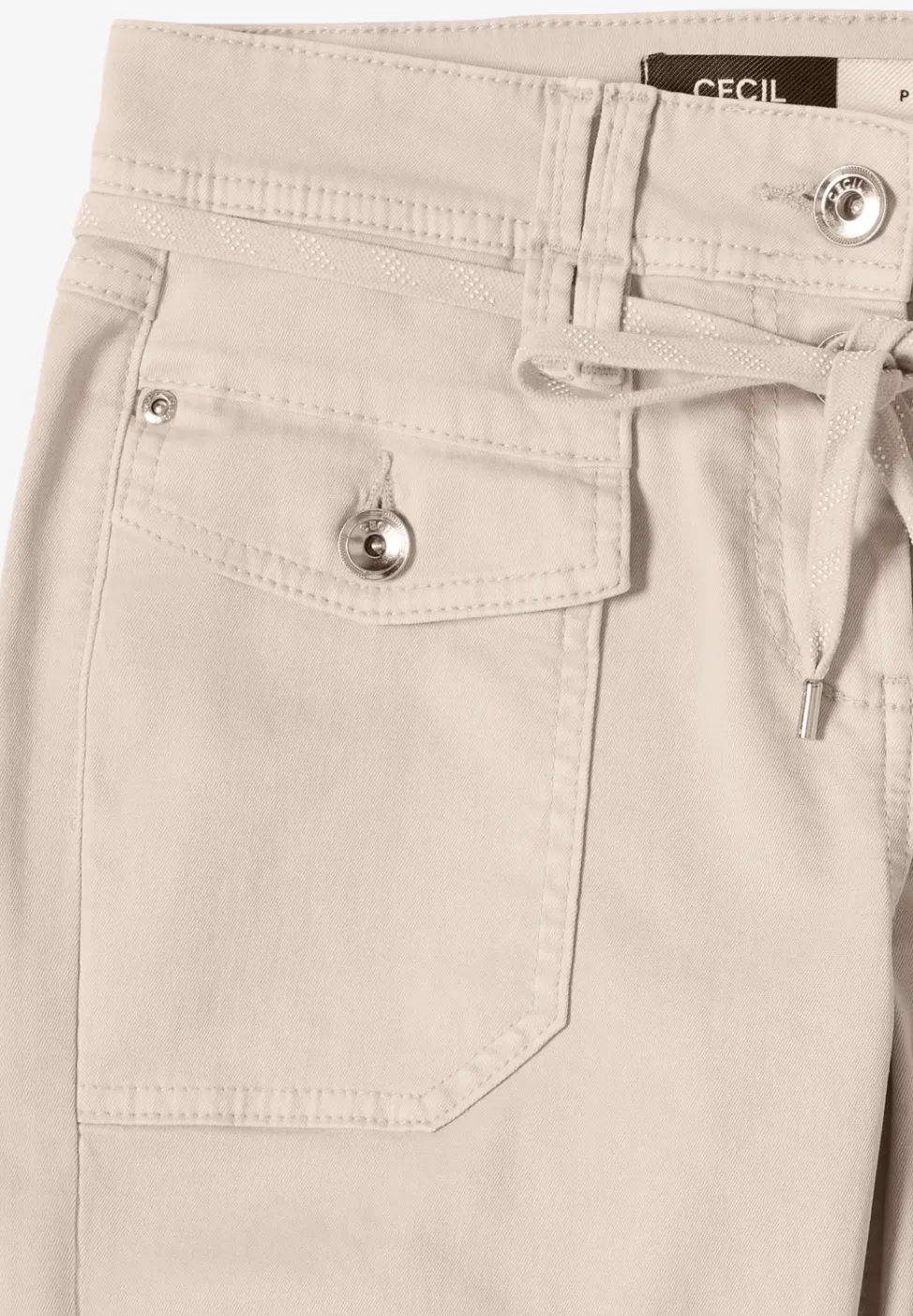 Broek met smalle pijpen