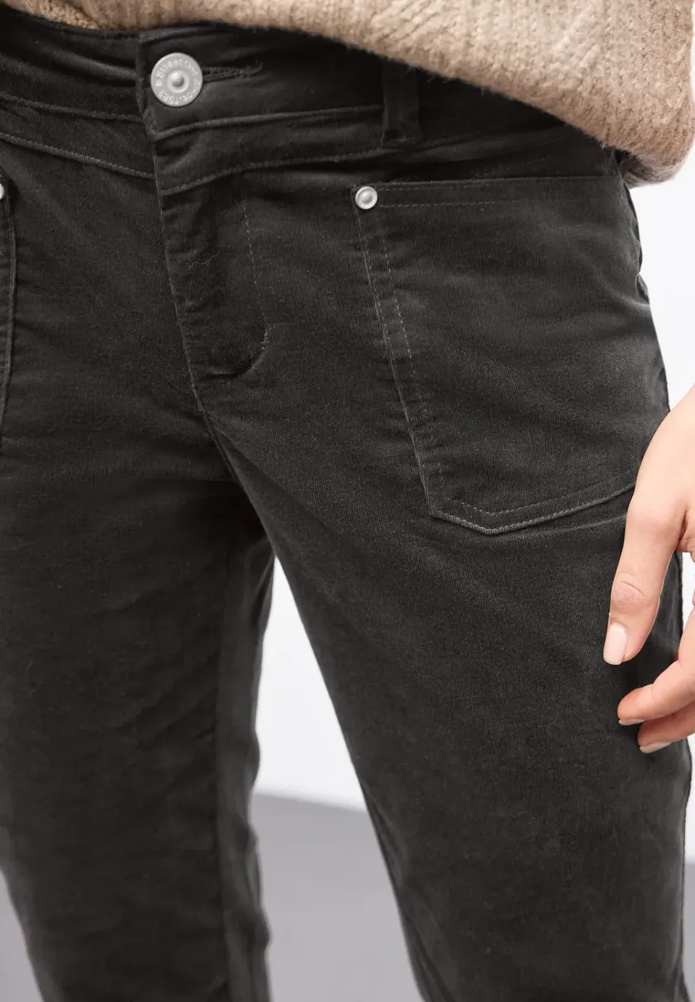 Corduroy broek in casual pasvorm