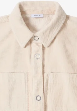 Corduroy jas met trekkoord
