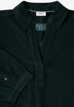 Corduroy jurk in effen kleur