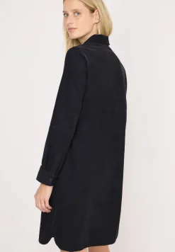 Corduroy jurk in effen kleur