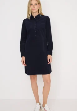 Corduroy jurk in effen kleur