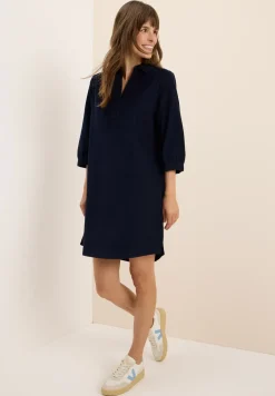 Corduroy jurk in effen kleur