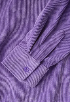 Corduroy jurk in effen kleur