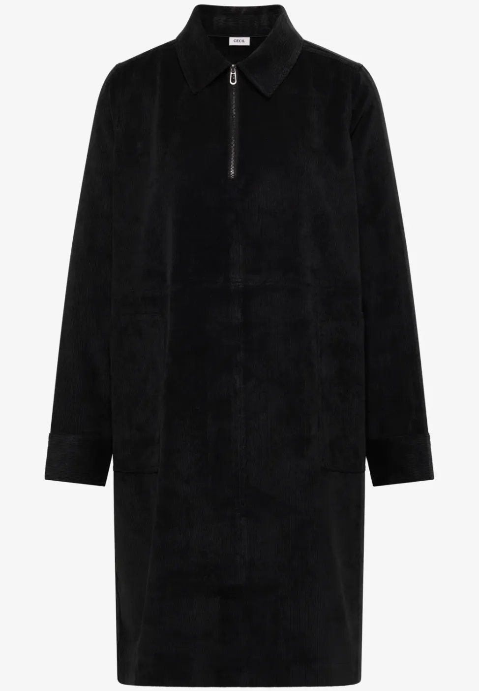 Corduroy jurk met rits