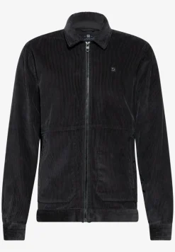 Corduroy overshirt met rits