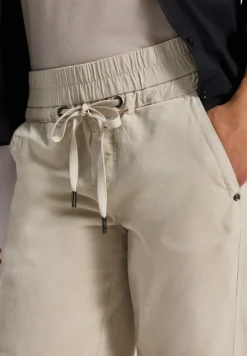 Gewassen look corduroy broek