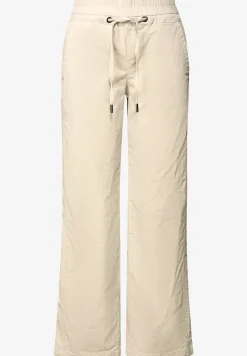 Gewassen look corduroy broek