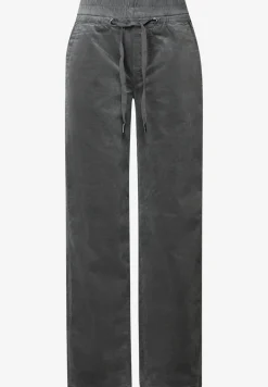 Gewassen look corduroy broek