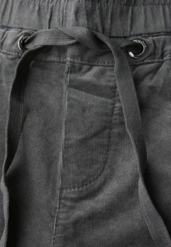 Gewassen look corduroy broek