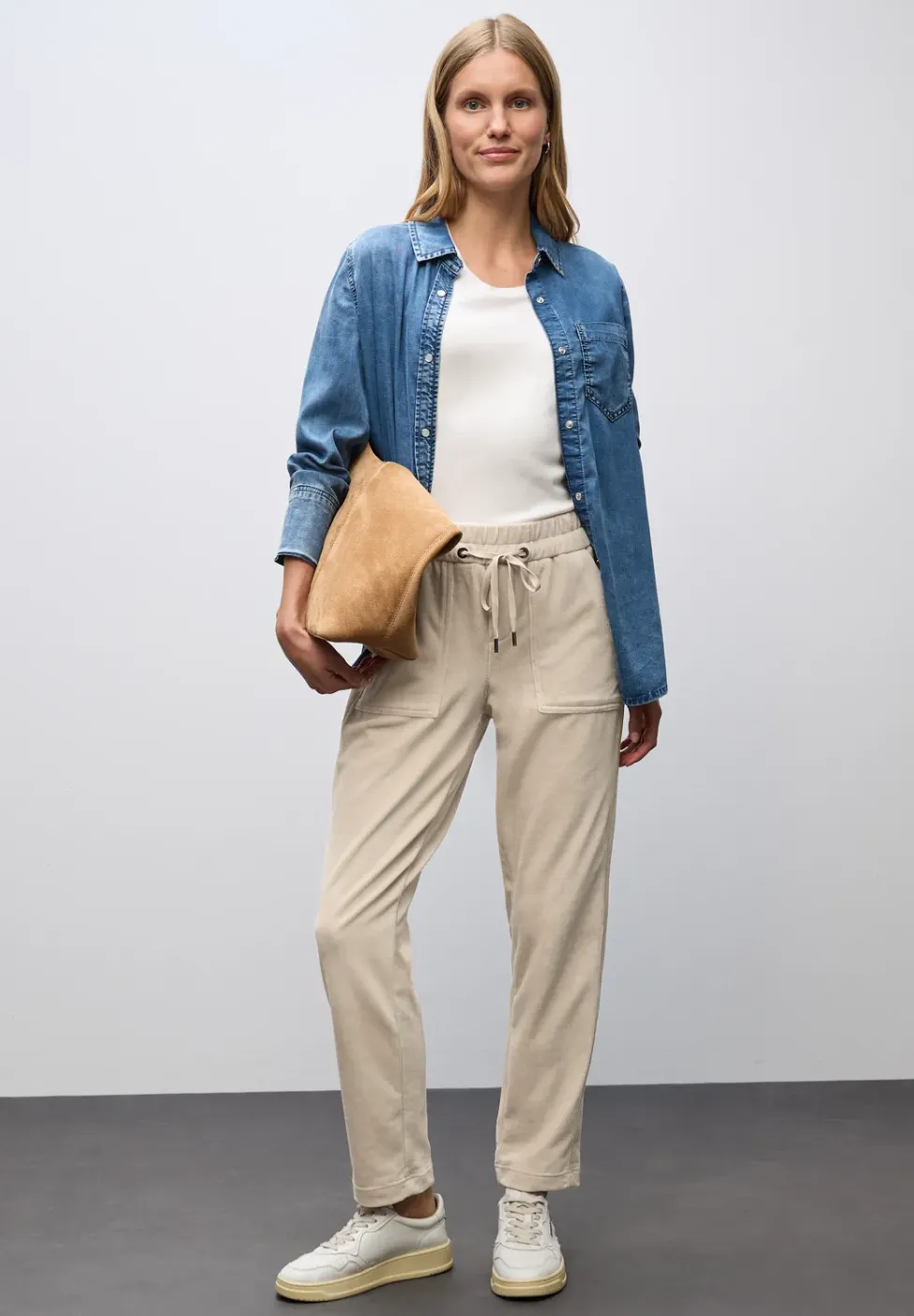 Loose Fit corduroy broek