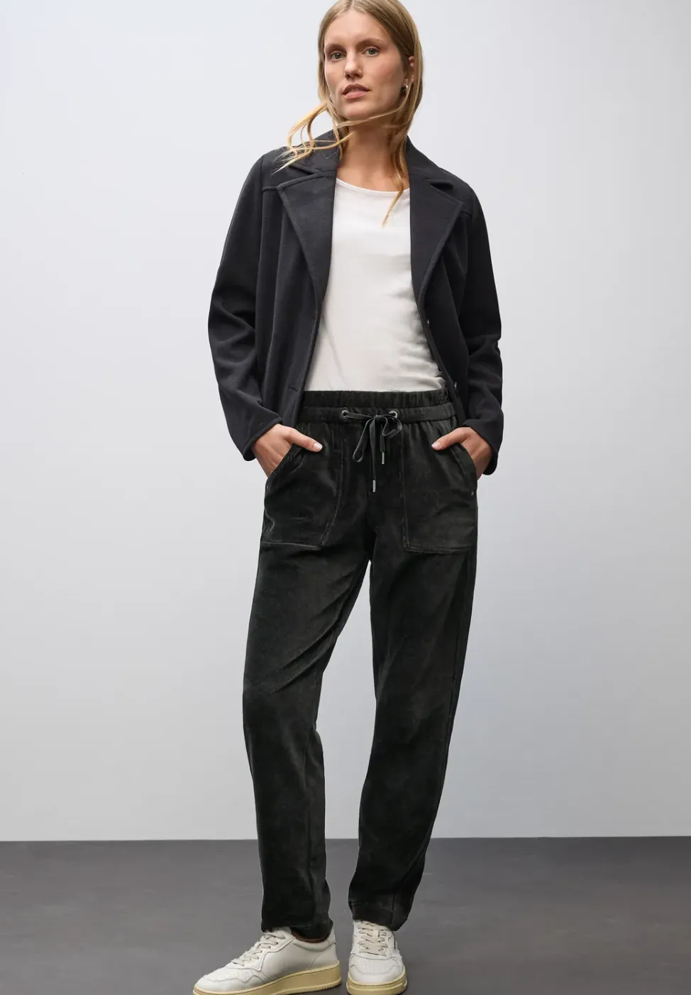 Loose Fit corduroy broek