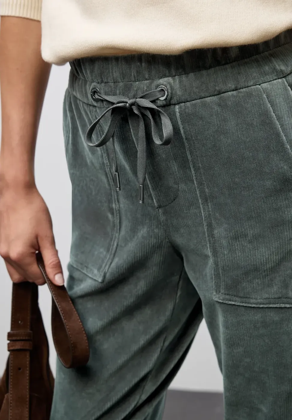 Loose Fit corduroy broek