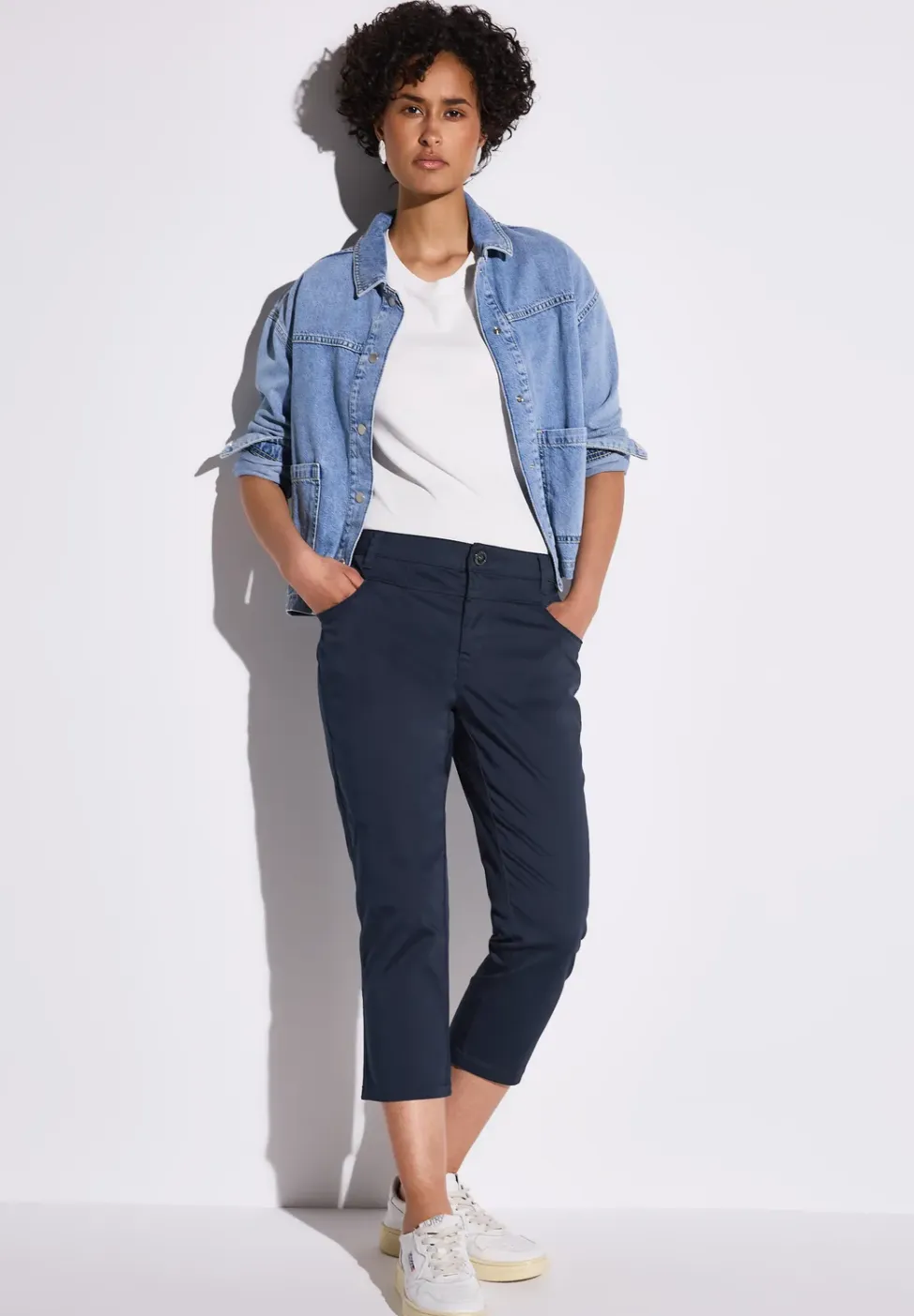 Satijnen 3/4 broek