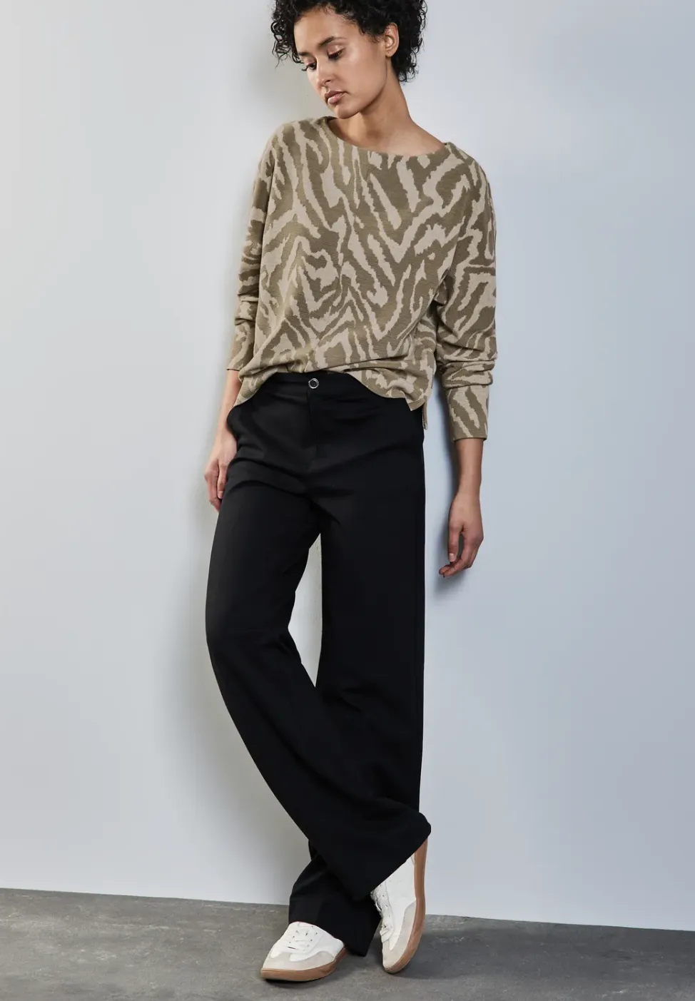 Tweekleurig jacquard overhemd