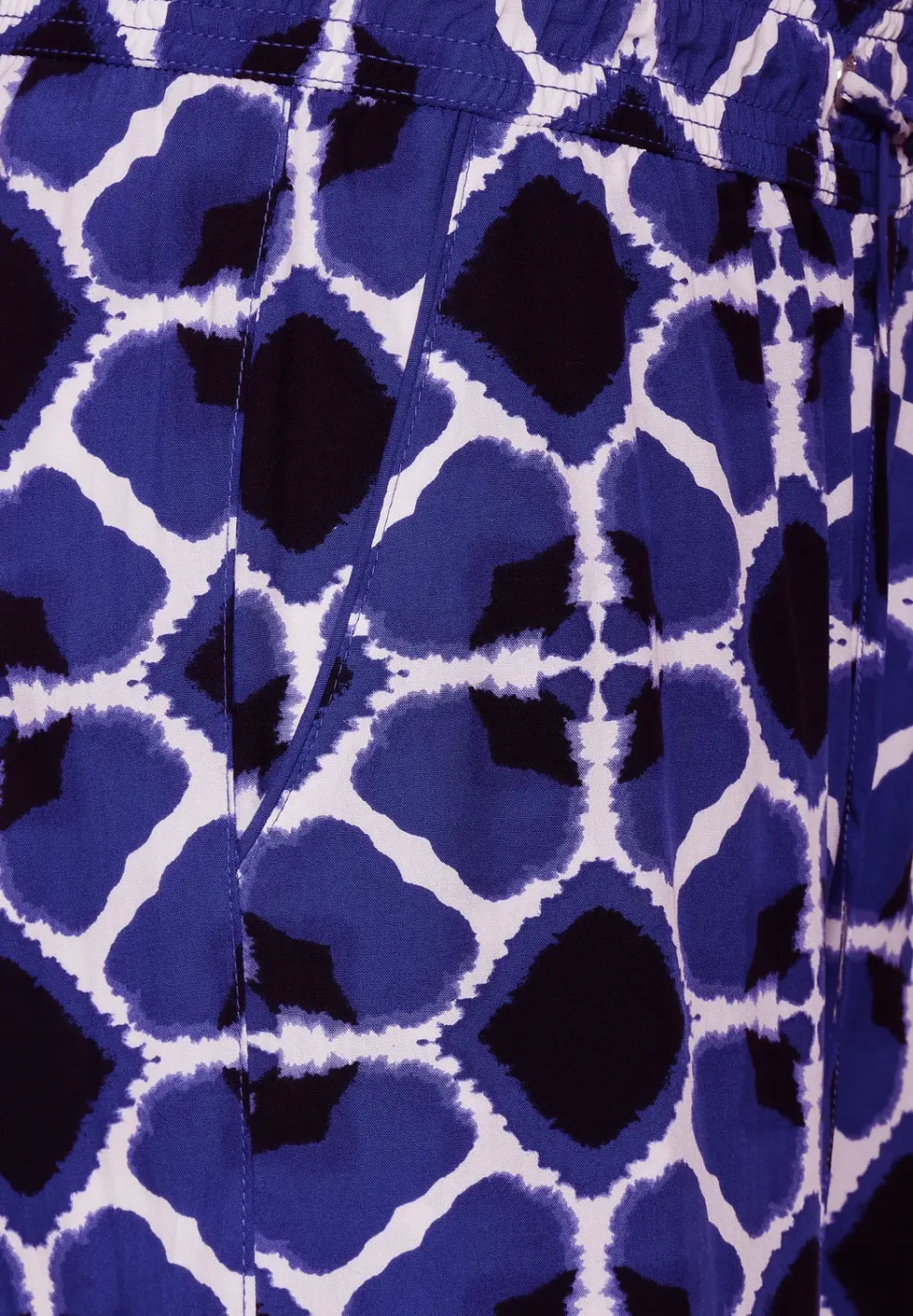 Viscose broek met print