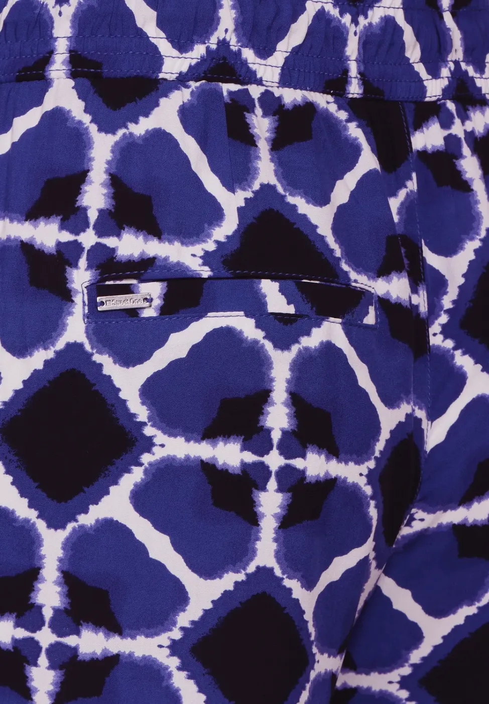 Viscose broek met print
